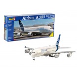 KIT PARA MONTAR REVELL AVIÃO COMERCIAL AIRBUS A380 NEW LIVERY 1/144 163 PEÇAS 50,4 CM REV 04218